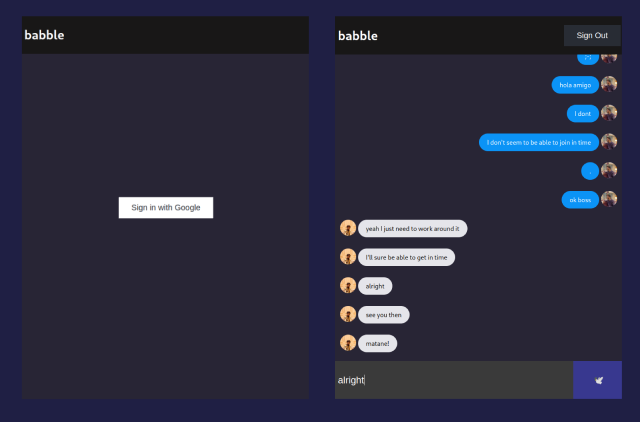 Babble: A Chat Web App